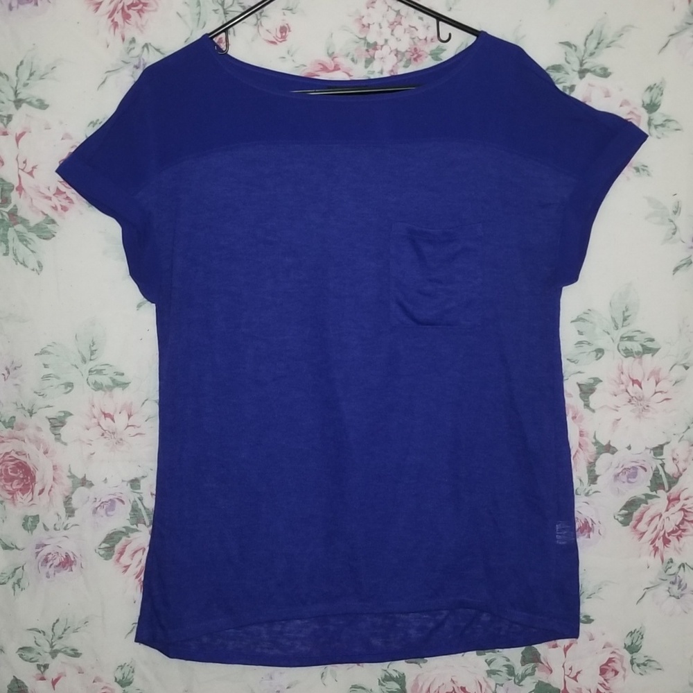 Blue Calvin Klein Tee Top Tshirt in M